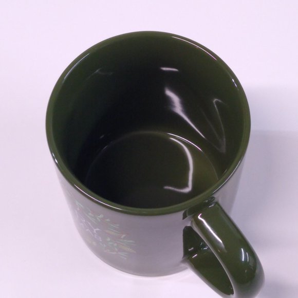 Threshold Merry Christmas Stoneware Coffee Tea Mug Green 16 Oz NWT - Picture 4 of 5
